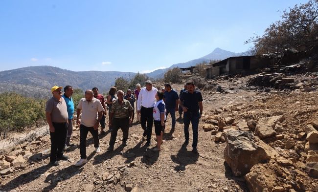Silifke yangını sonrası yaralar sarılıyor