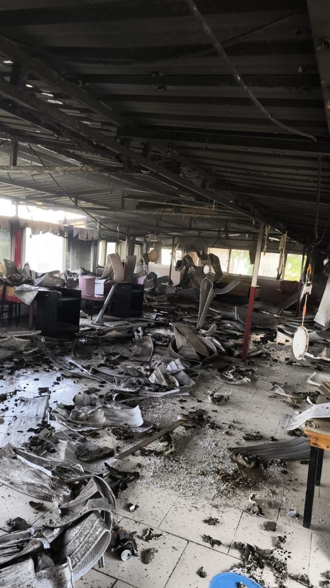 Tarsus'ta restoranda yangın