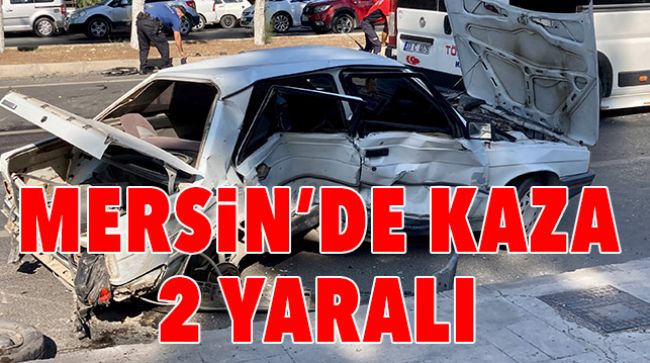 İKİ OTOMOBİL ÇARPIŞTI