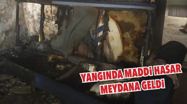 YANGINDA BİR ODA TAMAMEN YANDI