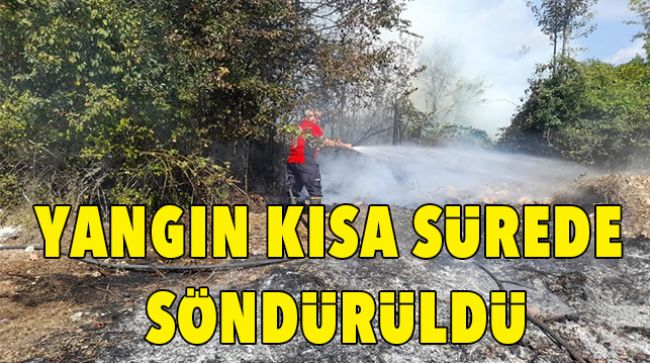 ORMAN YANGINI SÖNDÜRÜLDÜ