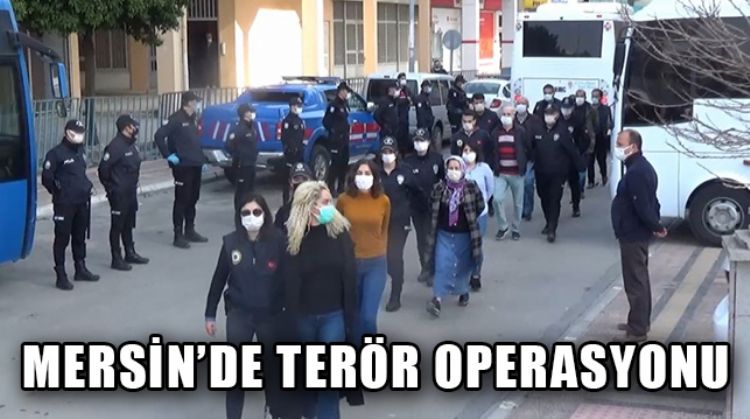 MERSİN'DEKİ PKK/KCK OPERASYONUNDA 4 KİŞİ TUTUKLANDI