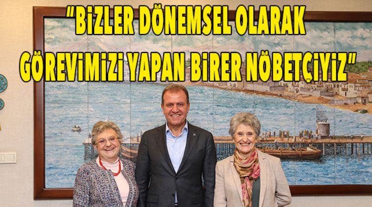 MÜFİDE İLHAN’IN KIZLARINI AĞIRLADI