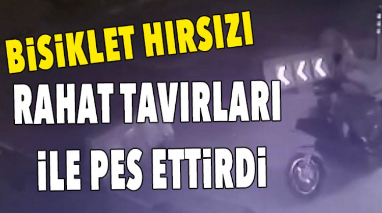 BİSİKLET HIRSIZLARI KAMERAYA YAKALANDI
