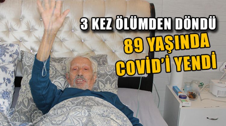 MERSİN’DE 89 YAŞINDAKİ ADNAN BALLI, VİRÜSÜ YENEREK ALKIŞLARLA UĞURLANDI