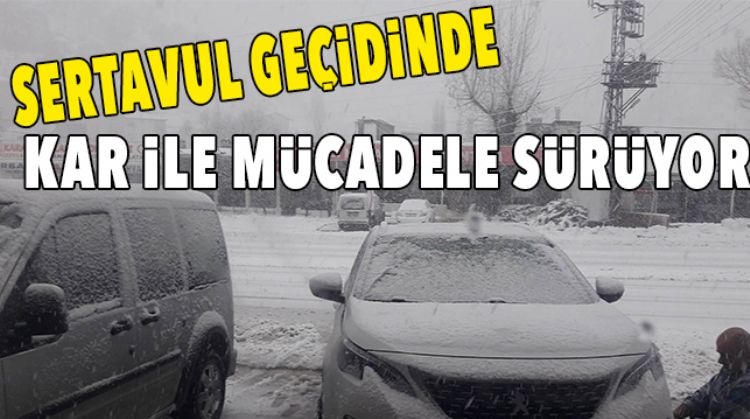 SERTAVUL GEÇİDİ ULAŞIMA KAPATILMASIN DİYE MÜCADELE VERİLİYOR