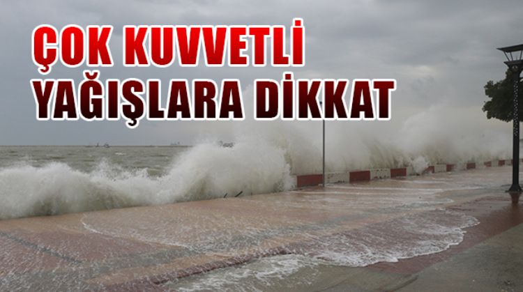 MERSİN’E ÇOK KUVVETLİ YAĞIŞ GELİYOR