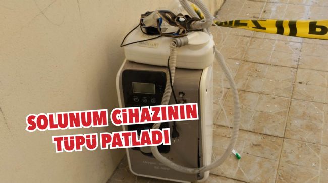PATLAYAN TÜP PANİK YAŞATTI