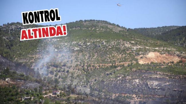  MERSİN’DEKİ ORMAN YANGINI KONTROL ALTINA ALINDI