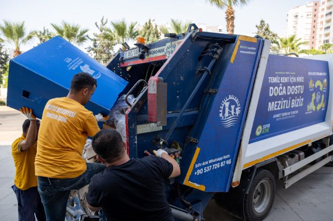 Mezitli Belediyesi’nden doğa dostu atık yönetimi