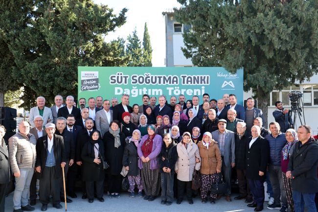 BAŞKAN SEÇER, ‘SÜT SOĞUTMA TANKI DAĞITIM TÖRENİ’NE KATILDI