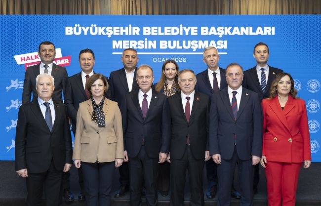 CHP’li Büyükşehir Belediye Başkanları Mersin’de buluştu