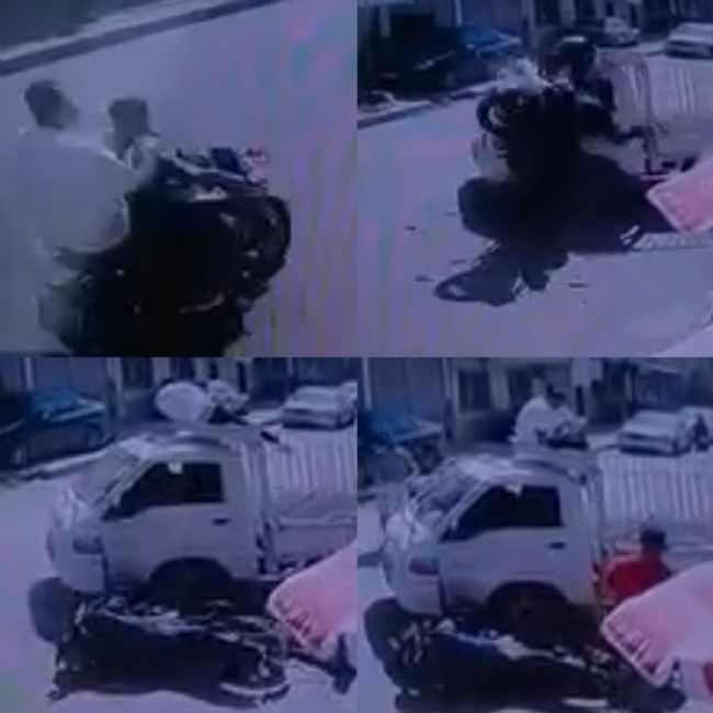 Mersin’de kaza anları kamerada!
