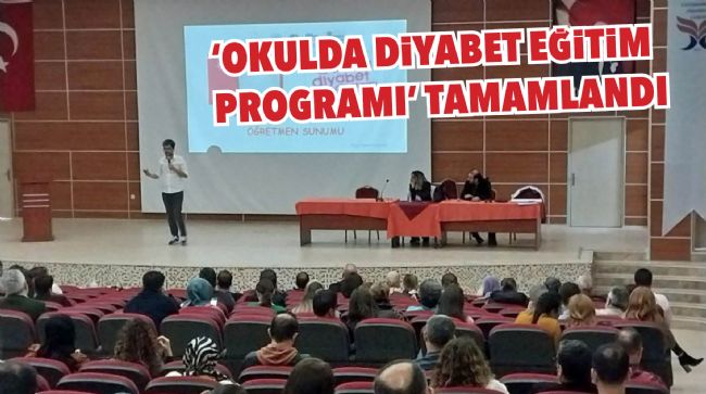 MERSİN'DE 'OKULDA DİYABET EĞİTİM PROGRAMI' TAMAMLANDI