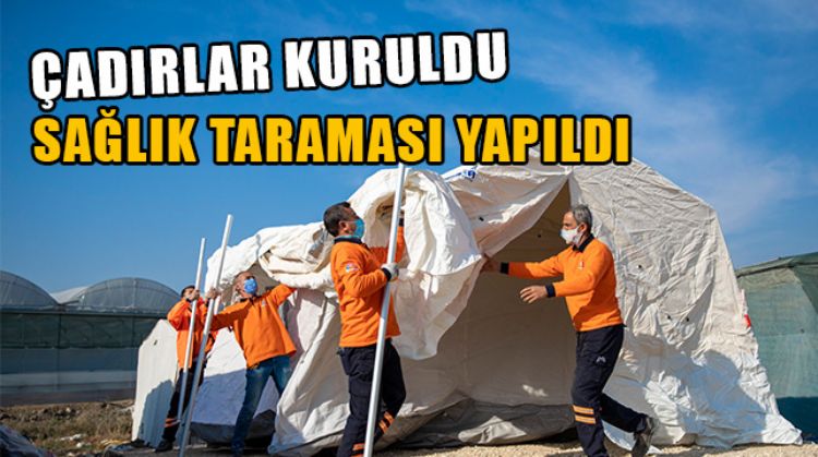 MERSİN'DEKİ MEVSİMLİK TARIM İŞÇİLERİ İÇİN YENİ ÇADIRLAR KURULDU