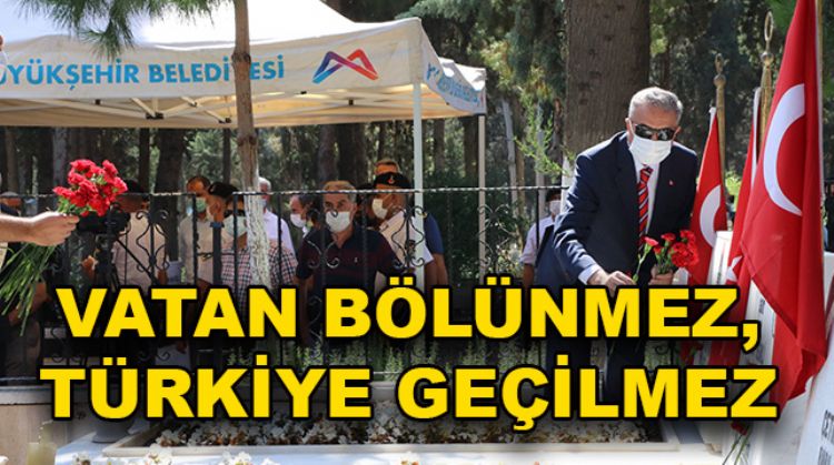 MERSİN ŞEHİTLİĞİ'NDE TÖREN DÜZENLENDİ