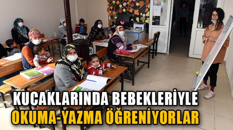 TARSUS’TA OKUMA-YAZMA ÖĞRENMEK İSTEYEN HER YAŞTAN KADINDAN KURSLARA BÜYÜK İLGİ