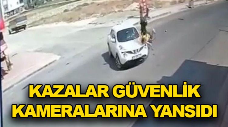 MERSİN’DE 2 AYRI MOTOSİKLET KAZASI