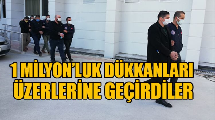 MERSİN'DE SAHTE EVRAK DÜZENLEYEREK, BAŞKASINA AİT DÜKKÂNLARI ALAN 8 KİŞİLİK BİR ÇETE ÇÖKERTİLDİ