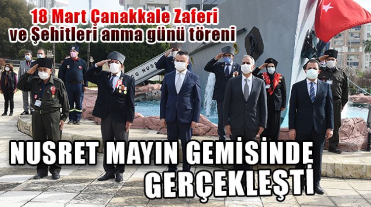 TARSUS’TA 18 MART ÇANAKKALE ZAFERİ NEDENİYLE ŞEHİT KABİRLERİNE ÇİÇEKLER BIRAKILDI