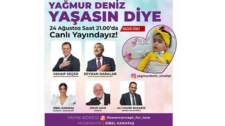 VAHAP SEÇER SMA HASTASI YAĞMUR İÇİN ÇAĞRI YAPTI