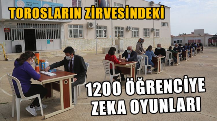 MERSİN’DE KIRSAL MAHALLELERDEKİ ÖĞRENCİLERE ZEKA OYUNLARI SETİ DAĞITILDI