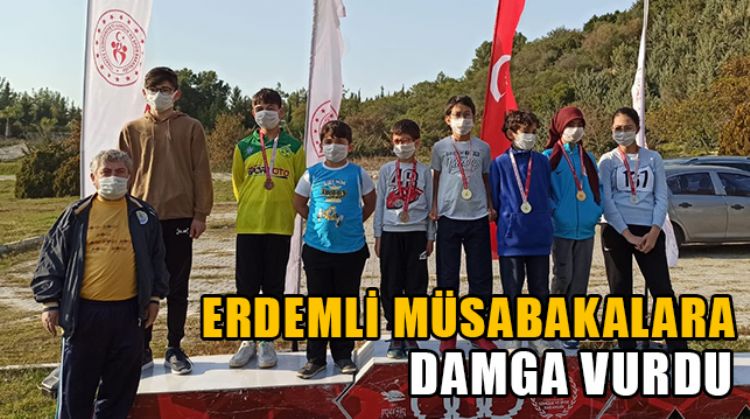 MERSİN ORYANTİRİNG YARIŞMASINDA ERDEMLİ DAMGASI