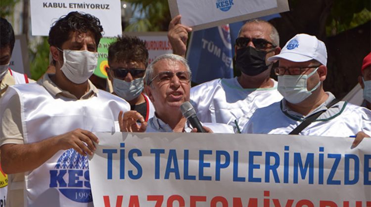 “20 MİLYONLUK DEVASA BİR KİTLEYE SEFALET, YOKSULLUK, GÜVENCESİZLİK DAYATAN BU MUTABAKATI KABUL ETMİYORUZ!”