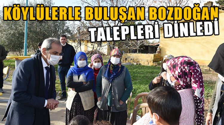 TARSUS BELEDİYE BAŞKANI HALUK BOZDOĞAN, BİR GÜNDE 15 KÖY GEZDİ