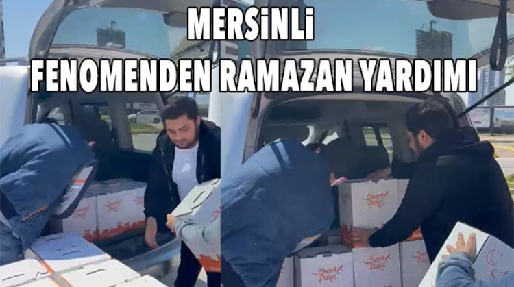 HAYIRSEVER FENOMEN MEHMET FURKAN'DAN DURUMU OLMAYAN AİLELERE GIDA KOLİSİ YARDIMI