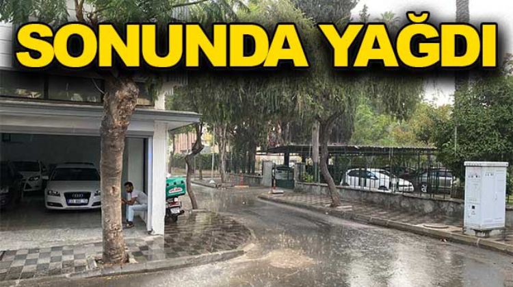 MERSİN MERKEZE YAĞMUR YAĞDI(VİDEOLU)