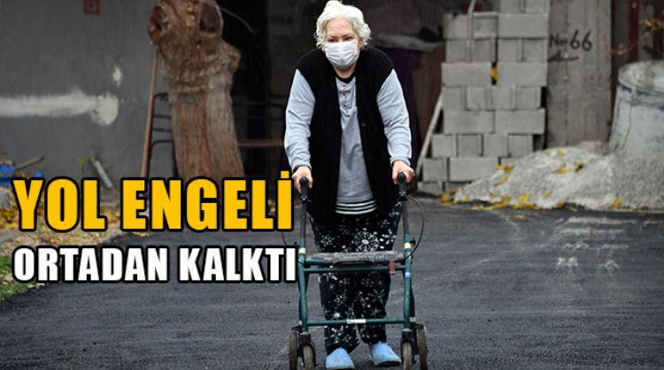 ERDEMLİ’DE YAŞAYAN YÜRÜME ENGELLİ KADININ YOL ENGELİ ORTADAN KALKTI