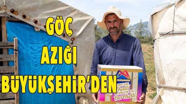 BÜYÜKŞEHİR’DEN YÖRÜKLERE GÖÇ AZIKLARI TESLİM EDİLDİ
