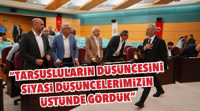 TARSUS BELEDİYESİ MAYIS AYI OLAĞAN MECLİS TOPLANTISI GERÇEKLEŞTİ