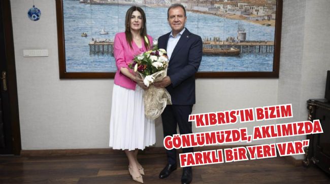 BARIŞ HAREKATININ YILDÖNÜMÜNDE BAŞKONSOLOS MENDELİ, BAŞKAN SEÇER’İ ZİYARET ETTİ