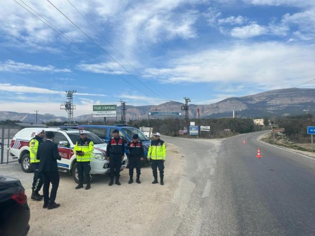Mut’ta Trafik Ekiplerinden Denetim