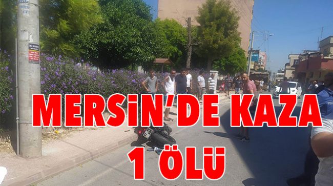 EMANET MOTOSİKLET İLE KAZA YAPTI