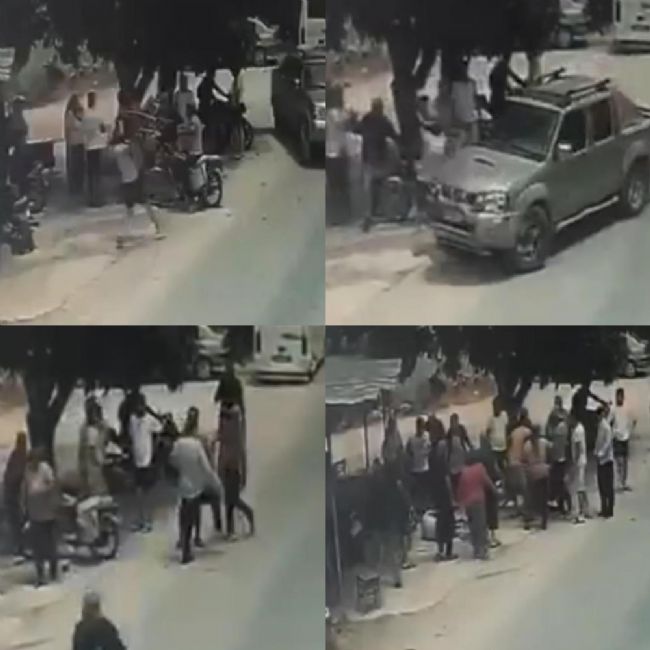 Mersin’de Dehşet Anları: Araçlarını İnsanların Üzerine Sürdüler