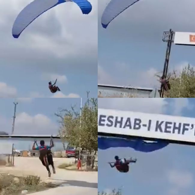 Mersin'de iki ayrı paraşüt kazası!
