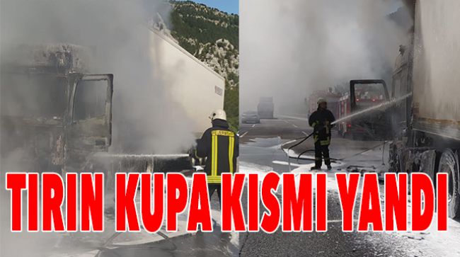 HAREKET HALİDEYKEN YANMAYA BAŞLADI