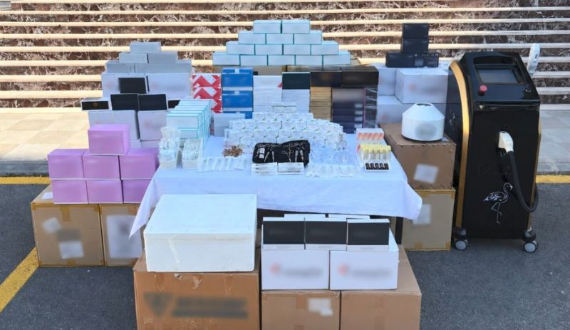 MERSİN'DE 10 MİLYONLUK KAÇAK DOLGU VE ESTETİK MALZEMESİ OPERASYONU: 2 GÖZALTI