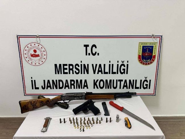 Mersin'de silah kaçakçılığı operasyonu: 4 tutuklama
