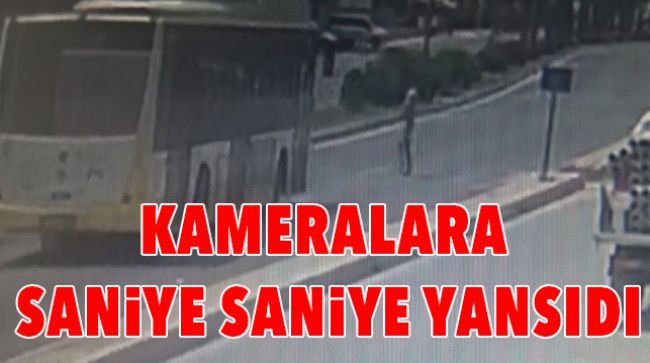 YAYA GEÇİDİNDEN GEÇERKEN OTOBÜS ÇARPTI