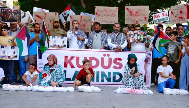 HÜDA PAR, Gazze için sokağa indi