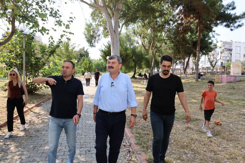 BAŞKAN YILDIZ, 3 OCAK PARKI’NDAKİ YENİLEME ÇALIŞMALARINI İNCELEDİ