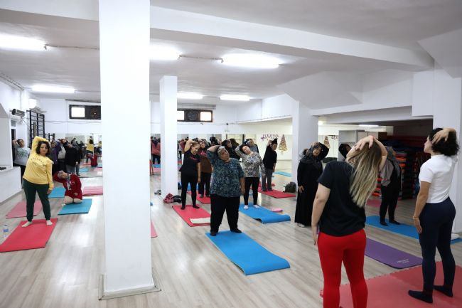 TOROSLAR BELEDİYESİNDEN KADINLARA ÜCRETSİZ PİLATES DESTEĞİ