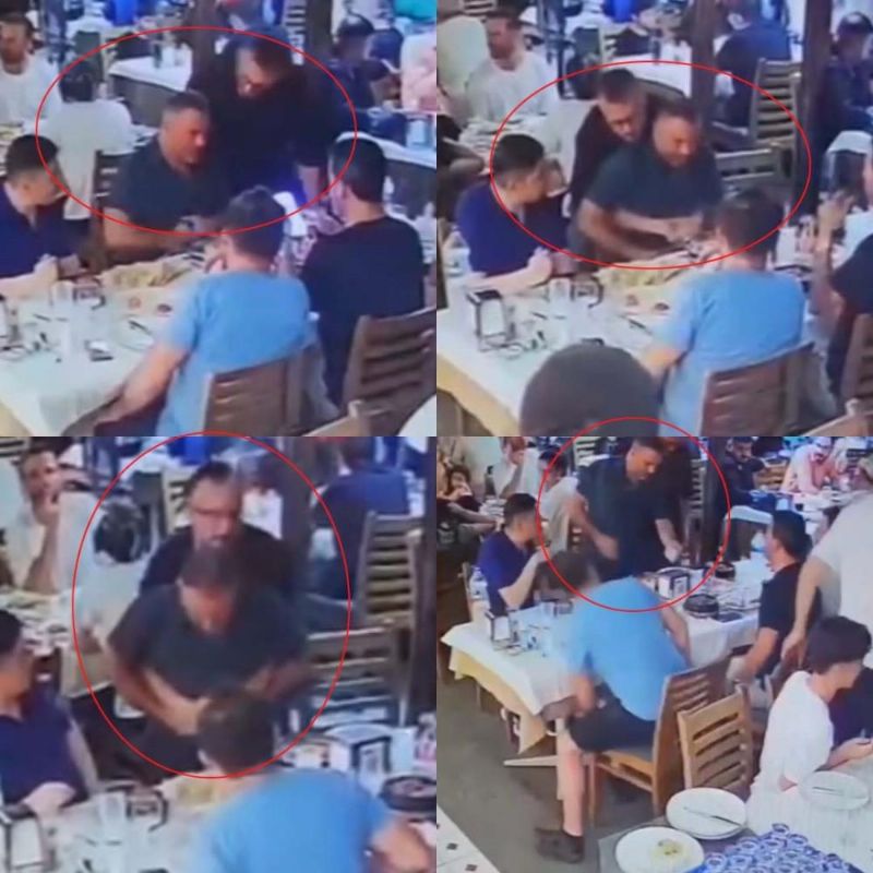 Boğazına lokma kaçan vatandaşı Heimlich manevrası kurtardı
