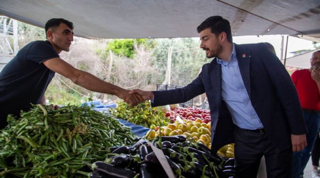 CHP’Lİ EMRE YILMAZ DOĞDUĞU TOPRAKLARI GEZDİ