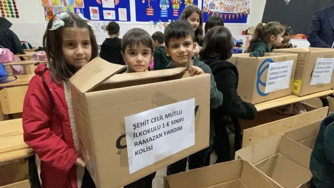 Ramazan'da minik öğrencilerden anlamlı destek