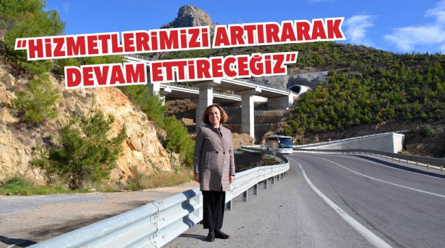 AK PARTİLİ YILMAZ: "AKDENİZ SAHİL YOLU PROJESİNDE 3 TÜNEL 2 VİYADÜK DAHA AÇILACAK"
